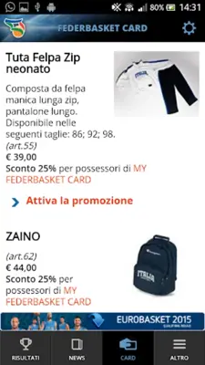 Feder Basket android App screenshot 6